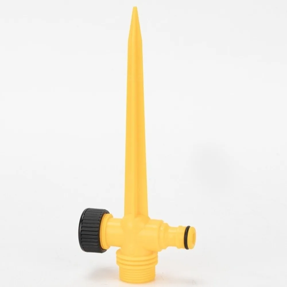 Ground Insert Automatic Garden Sprinkler Corrosion Resistant Adjustable Nozzle 360° Rotating Sprinkler Large Area Coverage