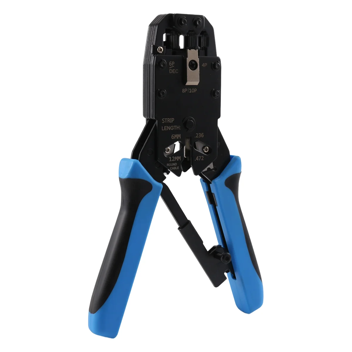 RJ45 Network Crimper 10P 8P 6P 4P Crimping Tools Stripper for RJ45 RJ11 RJ12 RJ50 Connector Ethernet Cable -B12B