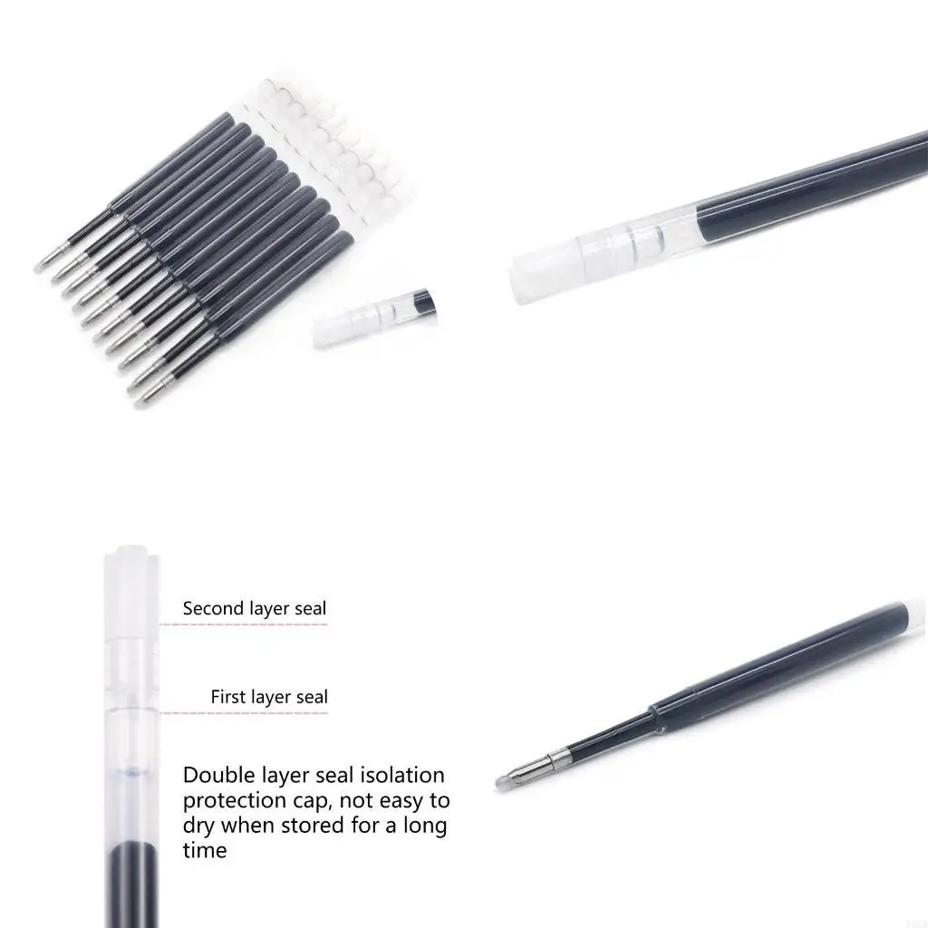 Y5LB 10ピースゲルペンリフィル424 G2ゲルインクペン交換用リフィル学習オフィス文具学校学生ライティングアクセサリー