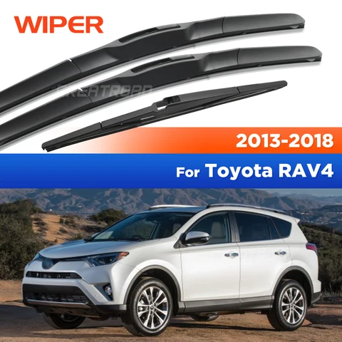 Комплект передних и задних щеток стеклоочистителя для Toyota RAV4 XA40 2013 14 15 16 17 2018 лобовое стекло 26 "+ 16" + 10
