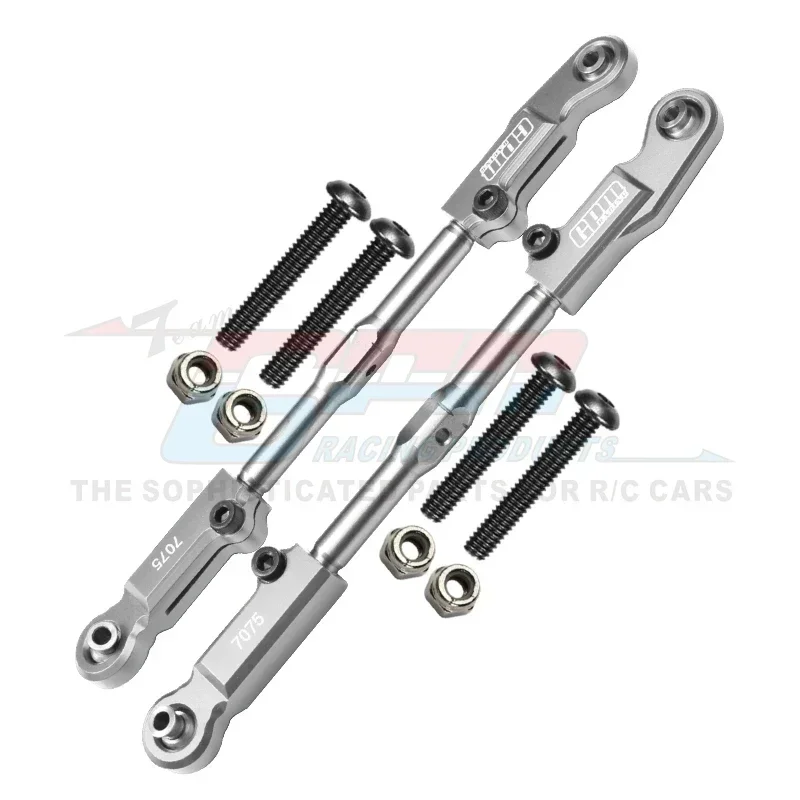 GPM voor ARRMA 1/7 FIRETEAM BIG ROCK 1/8 Kraton Outcast TALION 6S Metalen Achter Bovenarm Steering Trekstang links AR 330221   AR 330230