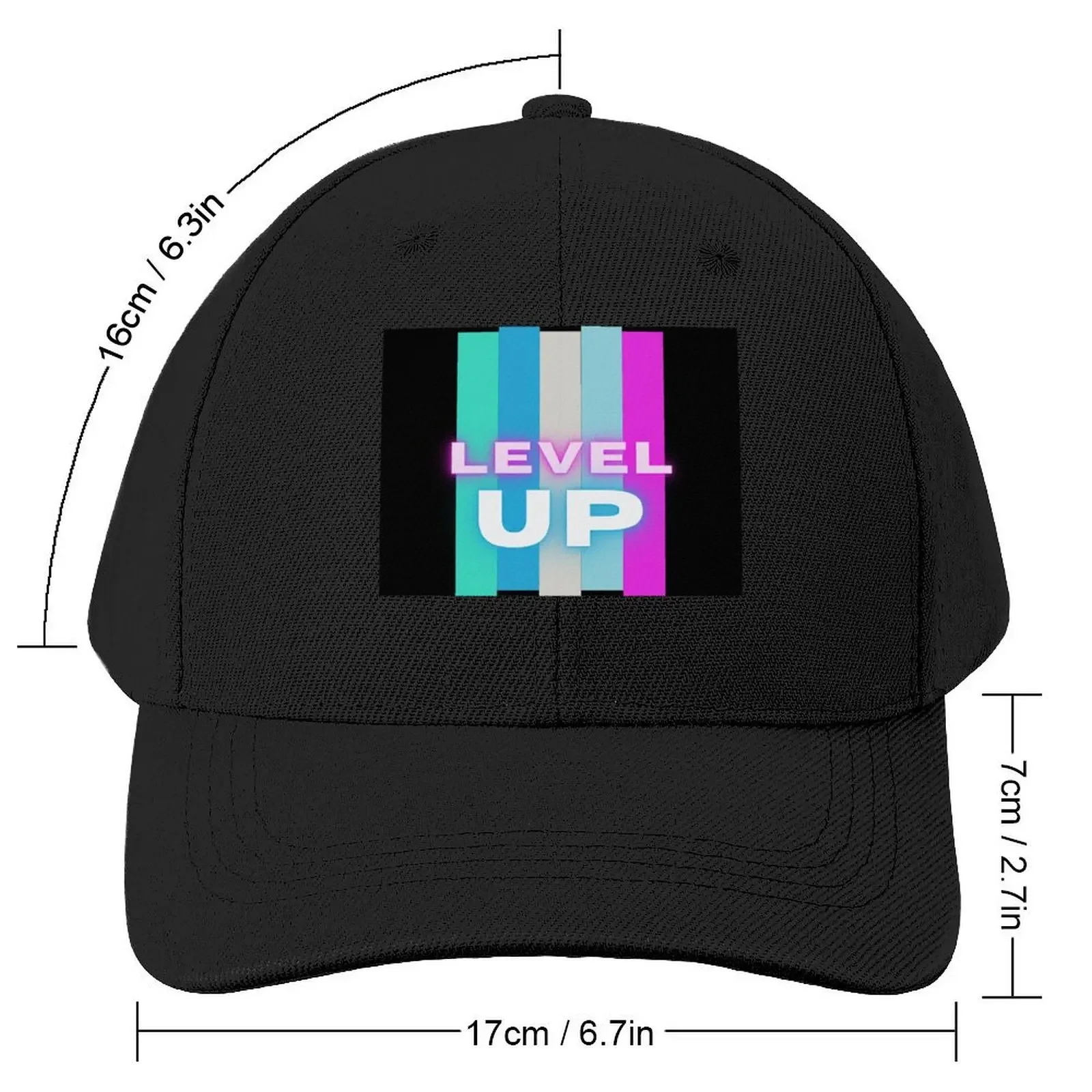 Level up Baseball Cap Bobble Hat Uv Protection Solar Hat Hat Man For The Sun Men Hats Women's