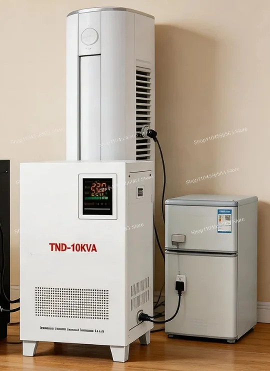 

Single Phase Automatic Voltage Regulator 220V High Power for Home Use, Stabilizer for Refrigerator Air Conditioner Booster