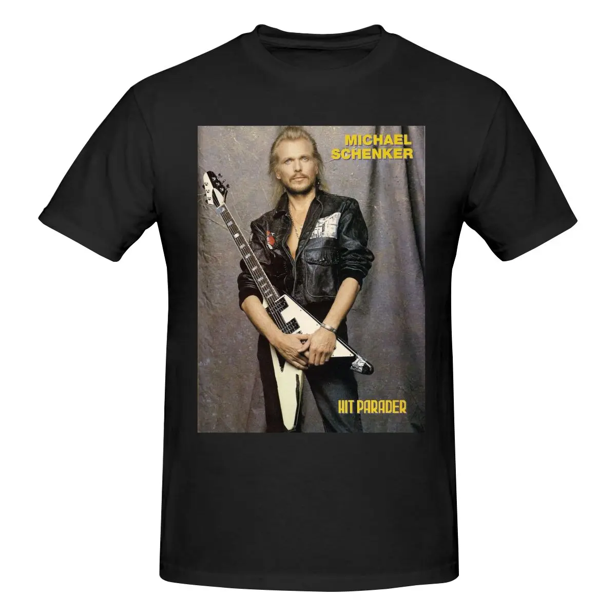 

Michael Schenker Men's Classic Unisex Cotton T-Shirt for Men & Women, Classic Tee