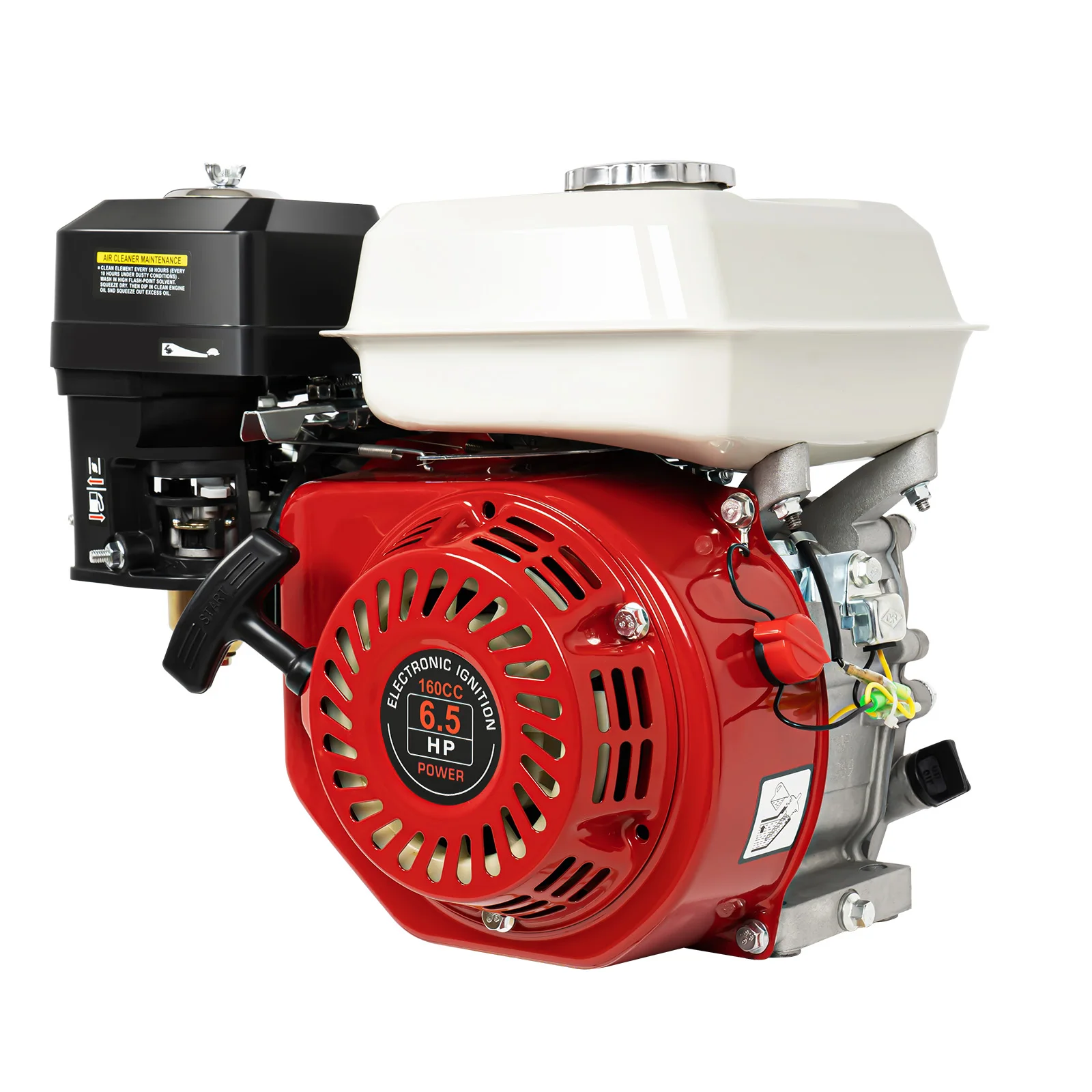 

Gx160 6.5hp 4-Stroke Gas Engine with Ohv Pull Start Air Cooling System 200cc for Outdoor Power Equipment