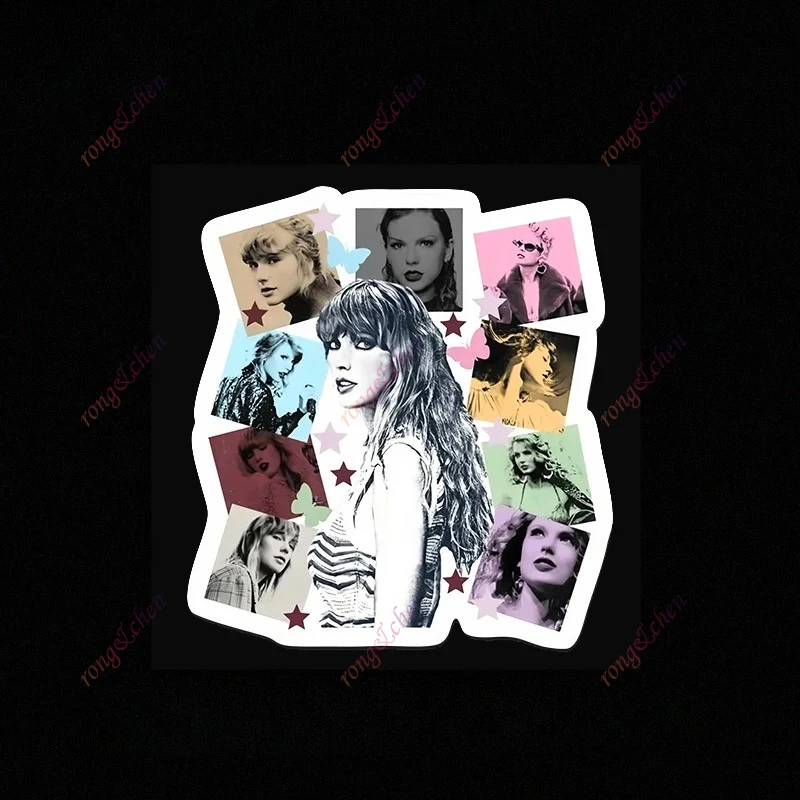 

Забавная наклейка на автомобиль Taylor Swift для автомобиля, мотоциклетный гоночный шлем, ноутбук, багажник, кузов, окно автомобиля, доска для серфинга, водонепроницаемые наклейки из ПВХ