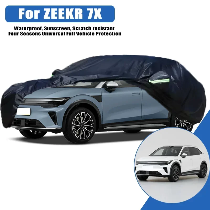 

For ZEEKR 7X Outdoor Protection Full Car Cover Snow Cover Sunshade Waterproof Dustproof Exterior Car Accessories