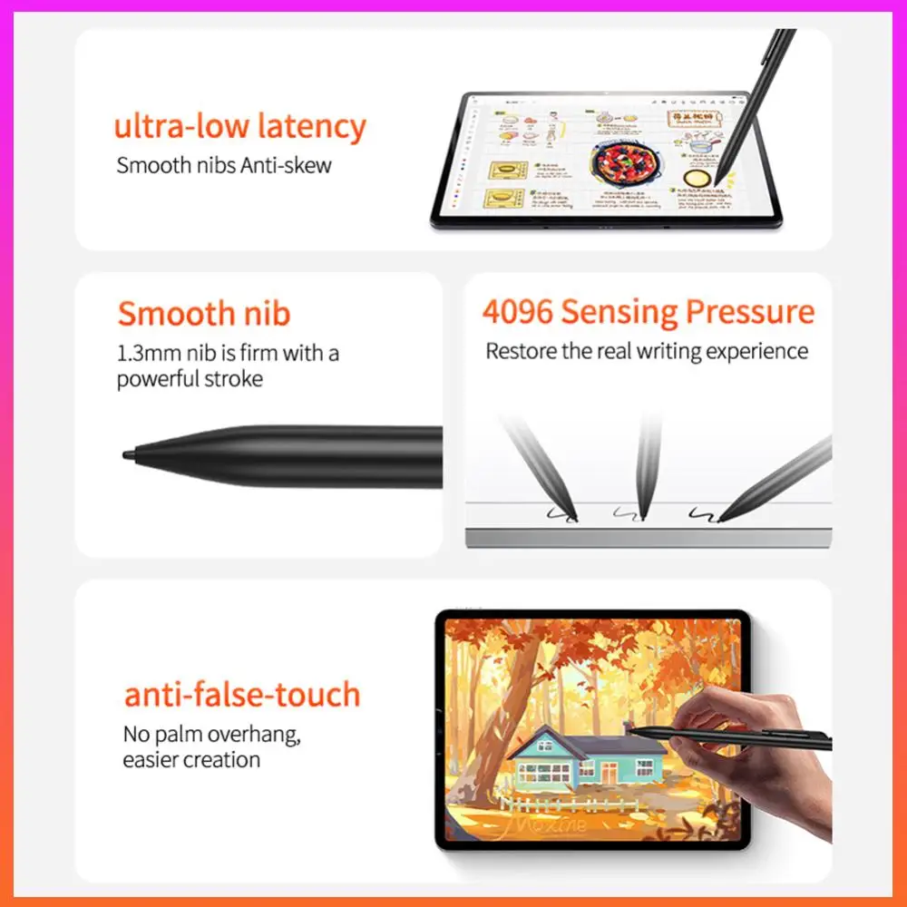 

EMR Stylus Pen for Remarkable 2 EMR Stylus Tilt 4096 Sensitivity Palm Rejection for Samsung Galaxy/Wacom Tablet and Other EMR