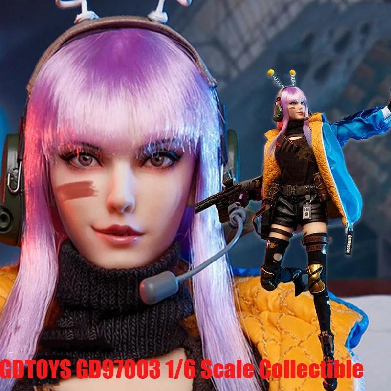 

GDTOYS GD97003 1/6 Scale Collectible Figure END BEE GIRL Cool Fighting Beauty Girl Full Set 12'' Women Soldier Action Figure Toy