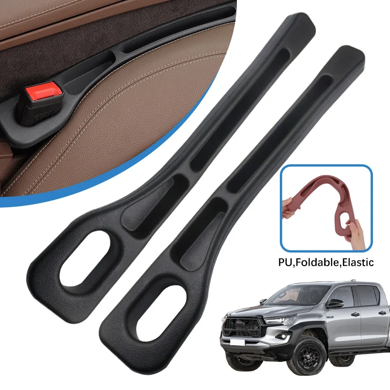 

Car Seat Gap Filler Side Seam Plug Strip Leak-proof Filling Strip For Toyota Hilux Car Decoration Accessories