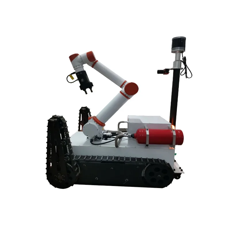 AGV 6-axis Robotic Arm Mobile Crawler Robot with Robot Crawler Track for Warehouse Operation and Industrial Transfer Pro