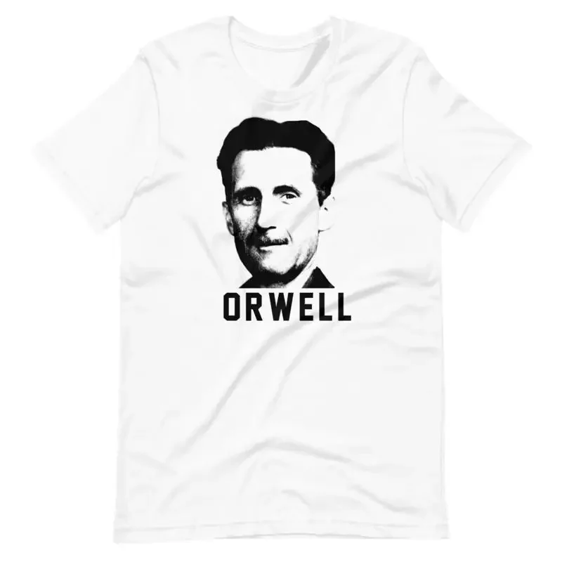 George Orwell Author Portrait White T Shirt
