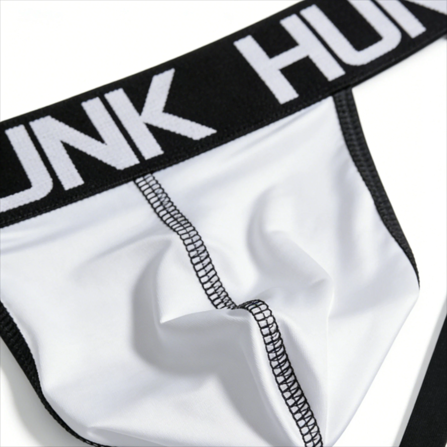 Celana Dalam Pria HUNK Athletic Jockstrap Performance Jock Thong, Menyerap Keringat, Bernapas, Model Low-Rise, Celana Dalam Training Tanpa Punggung, G-String
