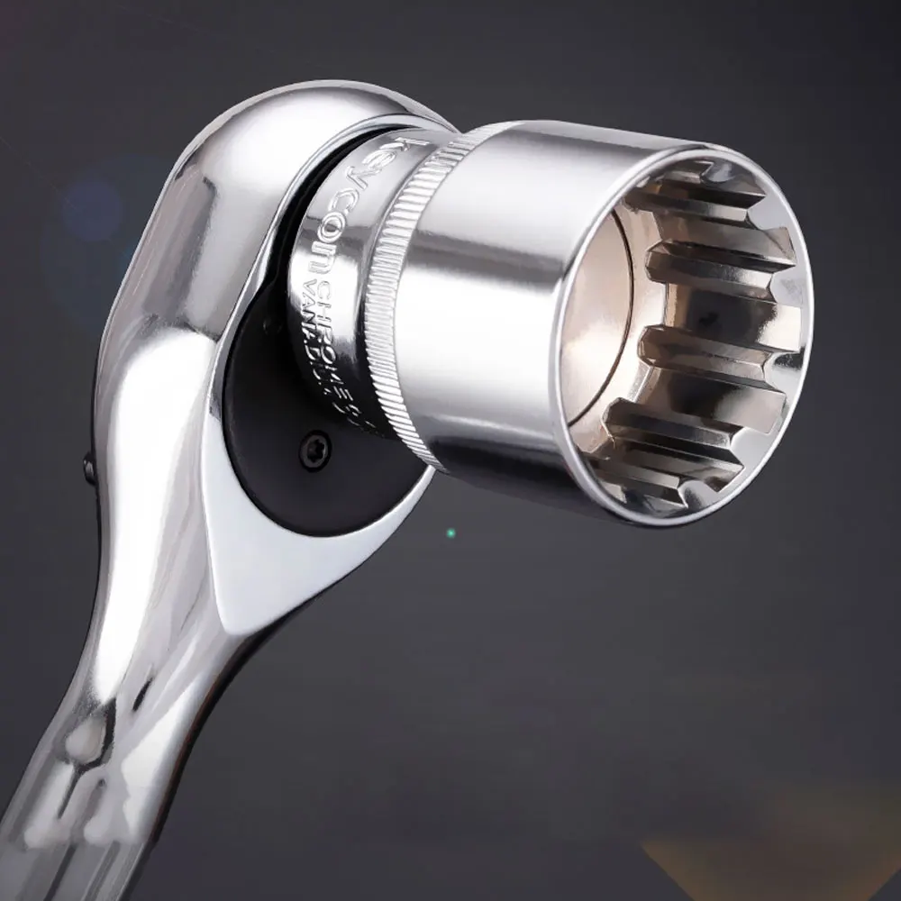Binoax 1/2 Zoll Antrieb 12-Punkt-Kurzsteckschlüssel 8–32 mm Ratschenschlüssel 12-Zahn-Steckschlüsselsatz für Auto- und Auto-Reparatur-Handwerkzeug – Detail 2