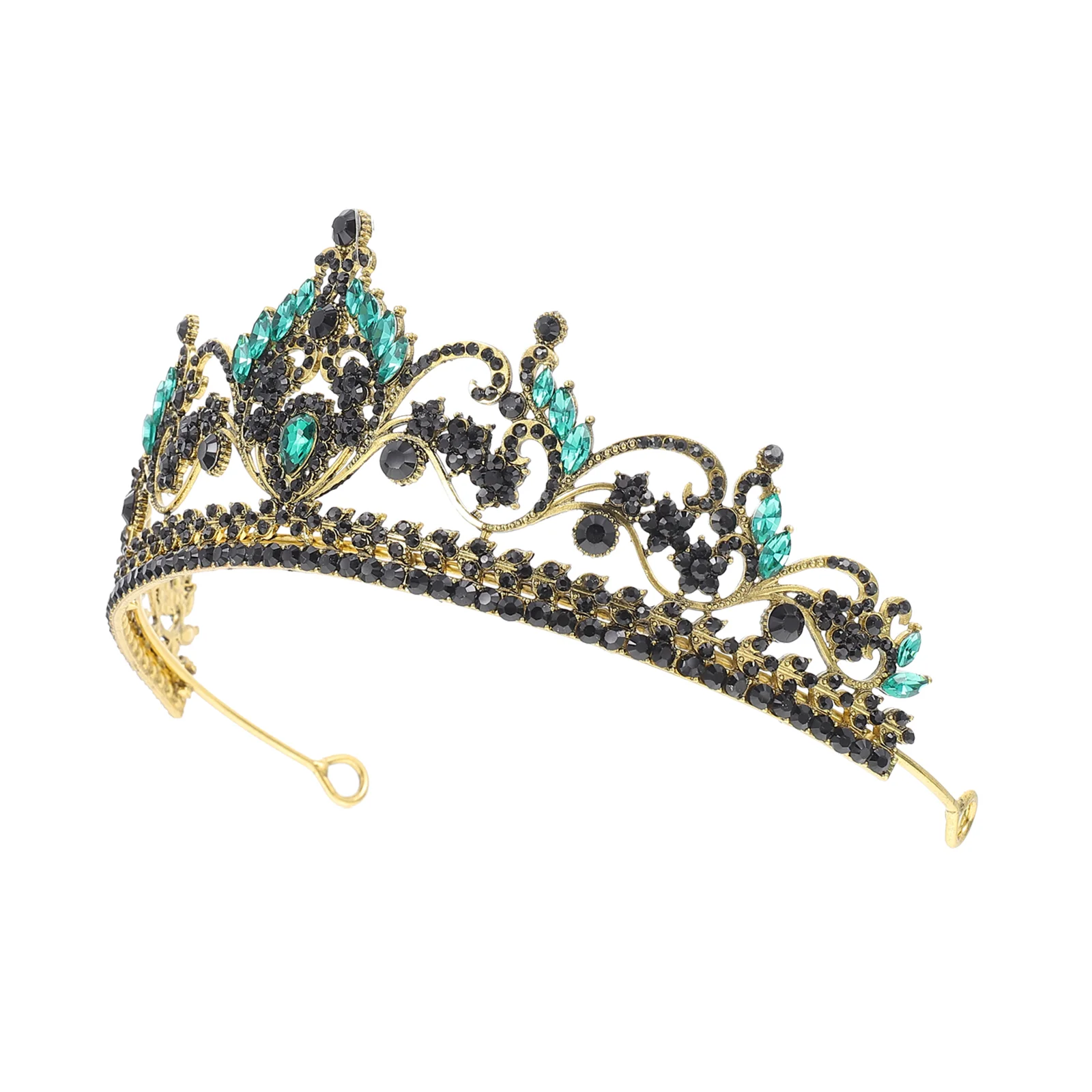 Outfit Rhinestone Tiara Hair Decoration Exquisite Crown Wedding Elegant Banquet Miss