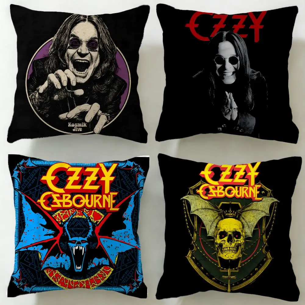 

Classic Singer Ozzy Osbourne Cushion Cover Soft & Easy-Wash Pillow Case – Versatile for Couch, Bed, Travel and Office