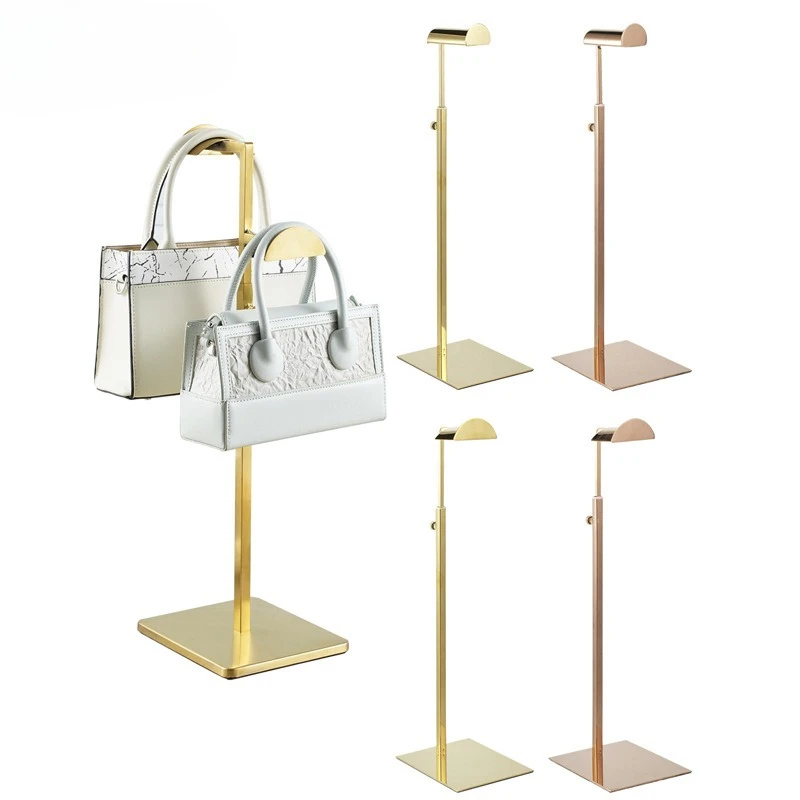 Stainless Steel Display Bag Hanging  Display Rack Women's Bag Rack Support  Rack Floor Adjustable Bag Hanger - view 3