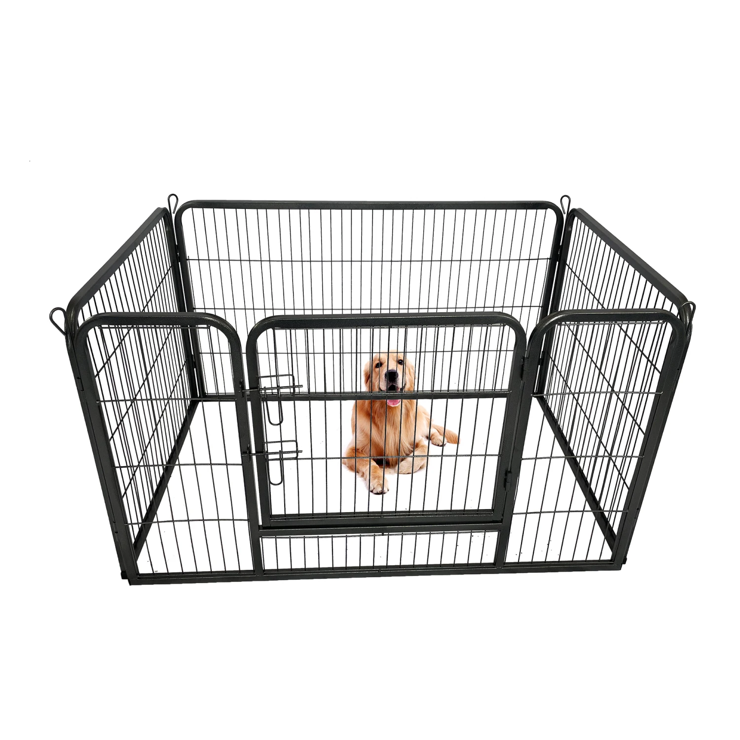 

Portable Dog Playpen for Camping and Yard, 28" Height, 4 Panels - Medium/Small Dogs