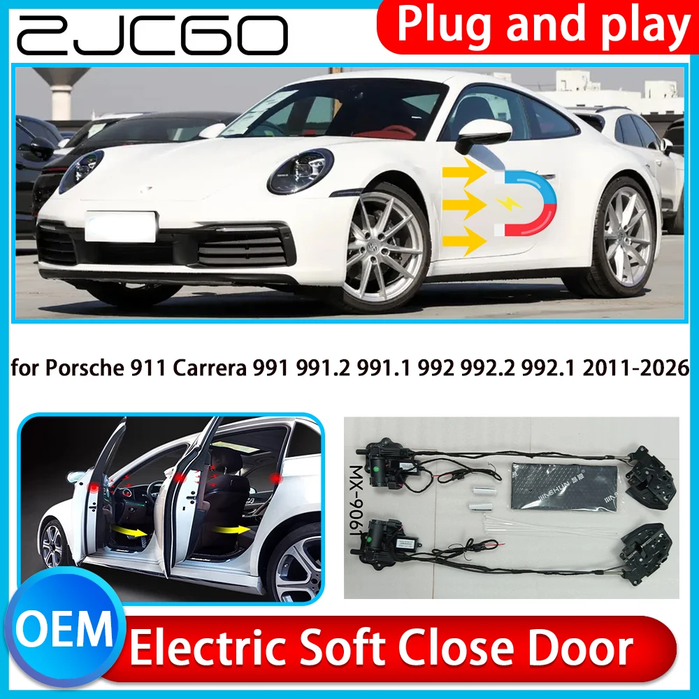 for Porsche 911 Carrera 991 991.2 991.1 992 992.2 992 Auto Pull Soft Close Kit Door Power Latch Electric Door Catch Soft Closing
