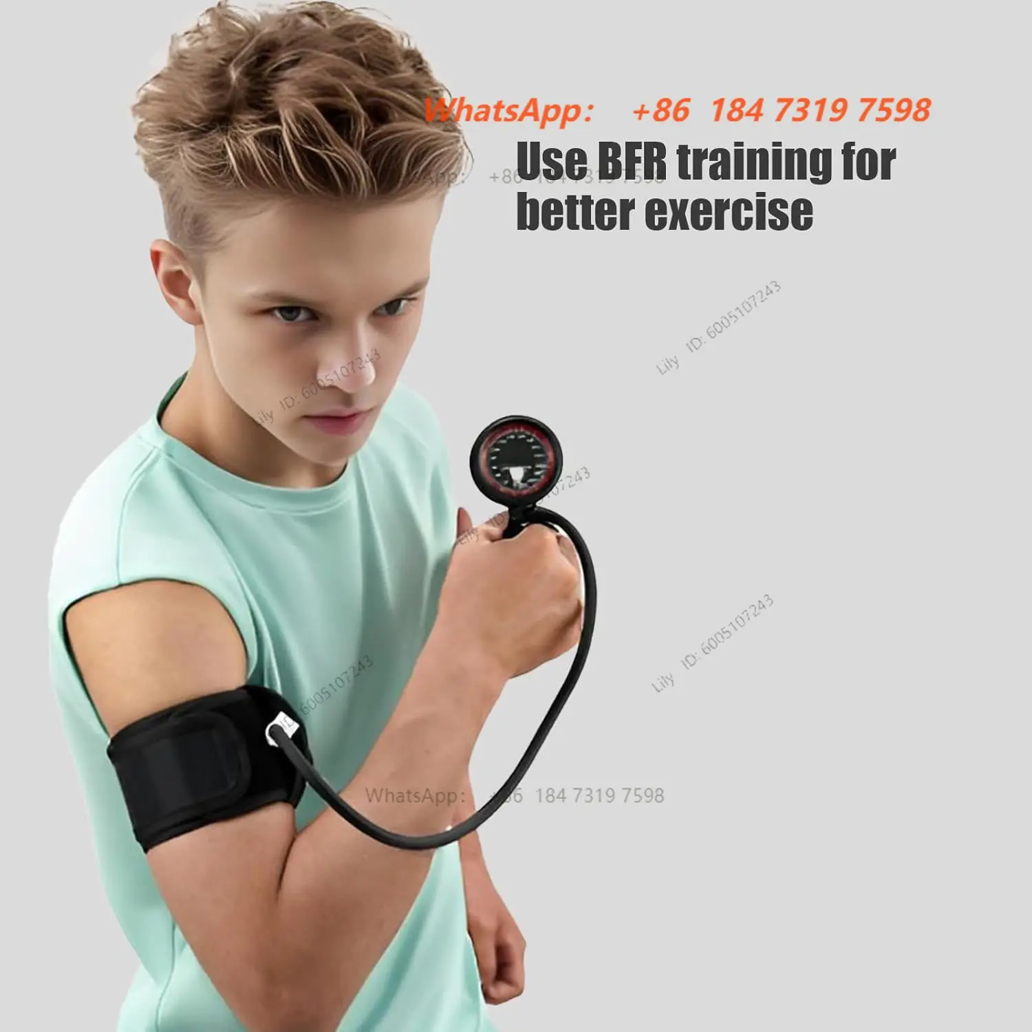 Theratools BFR Blood Flow Restriction Band Arm Leg Muscle Building Occlusion Bands Fitness Body Building Occlusion Training Pump