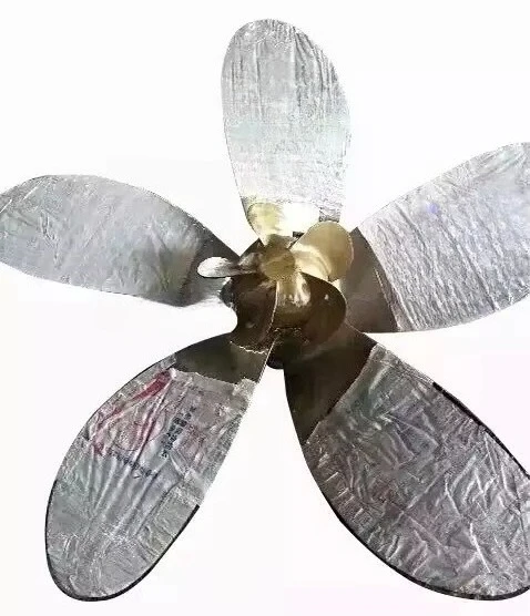 Chinese Factory CCS Certification 5 Blades Boat Ship Marine Engine Spare Part CU2 Screw Propeller