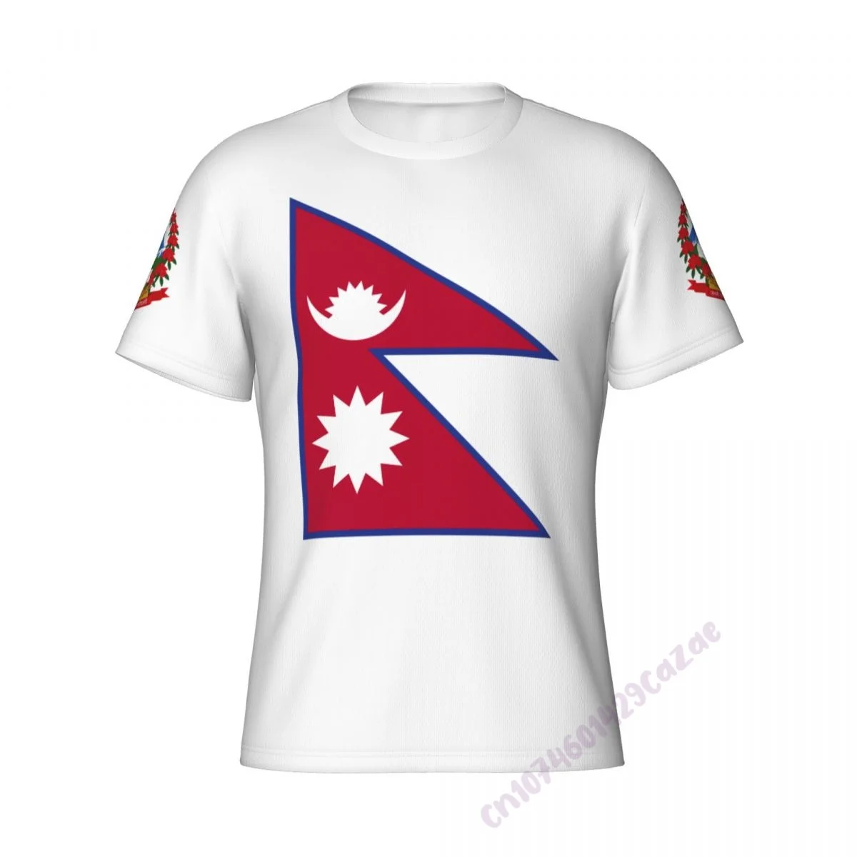 Nepal Flag 3D T-shirt Men Running Sport Skinny Short Tee Shirt Male Gym Fitness Bodybuilding Workout Tops Clothing