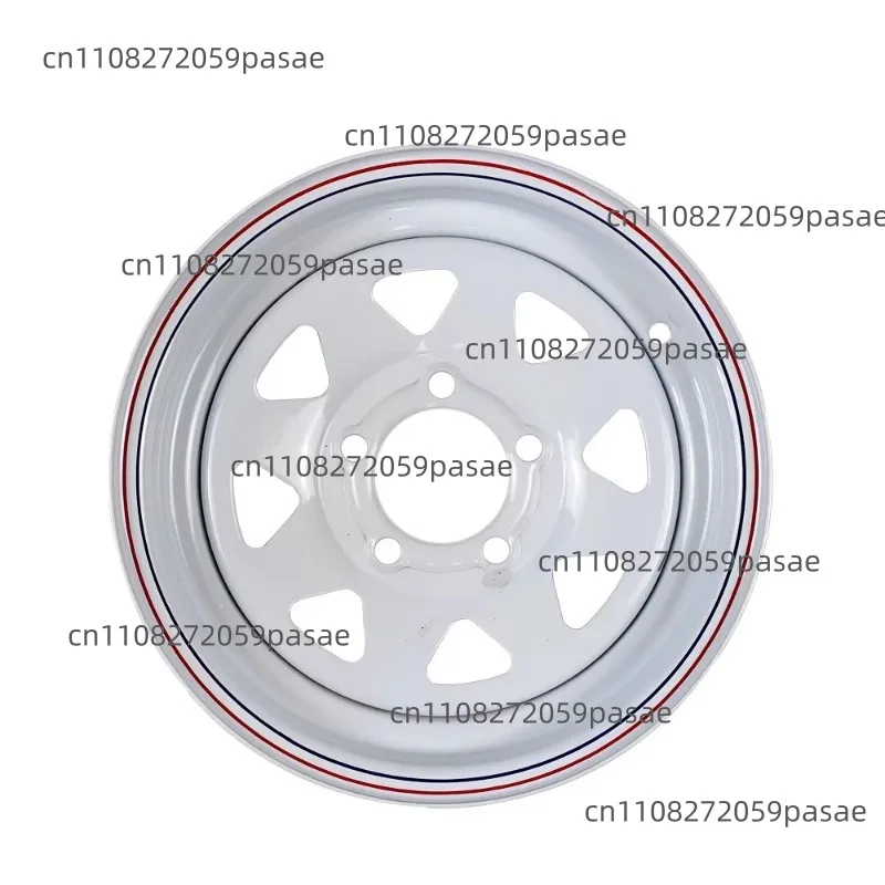 Trailer Iron and Steel Ring Wheel Hub 1213141516 Inches, Trailer RV Accessories Spray Hot-dip Galvanized Chrome