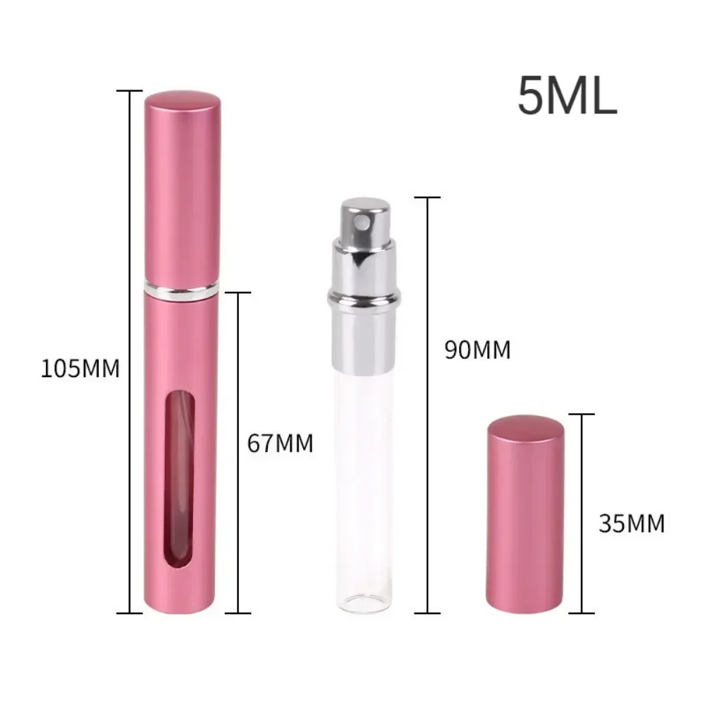 5 ml Leere Nachfüllbare Parfüm Flasche Reise Tragbare Mini Frauen Parfum Zerstäuber Original Spray Kosmetische Behälter Wiederaufladbare