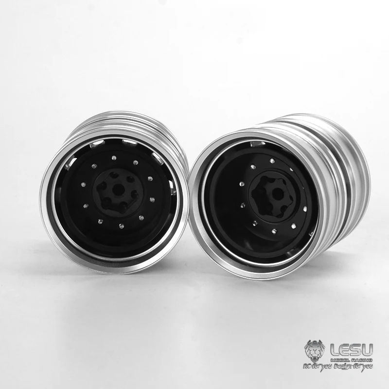 LESU RC Teile Metall Hinterradnabe für 1/14 Fernbedienung Traktor LKW Tamiyaya Fh12 Fh16 Achse Dumper Elektroauto Spielzeug TH15095