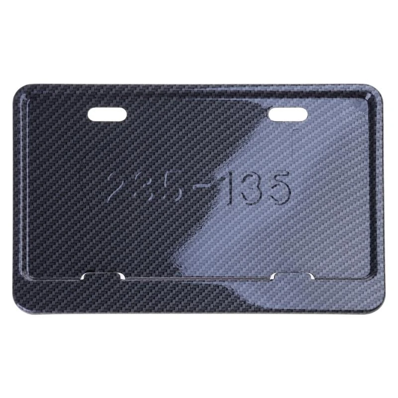 

652F 2 Holes License Plate Frames License Plate Holders Universal Motorcycle Rustproof for Front Rear