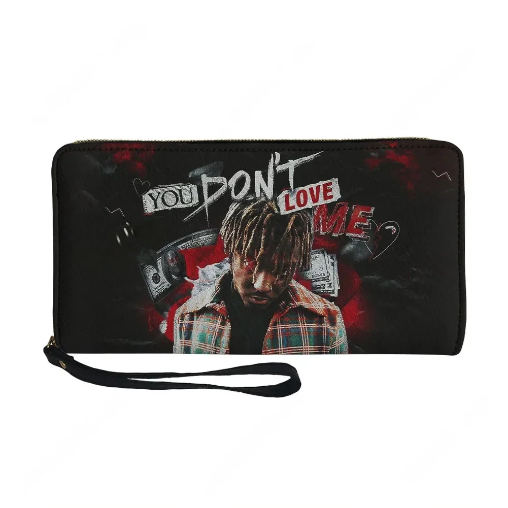 

Кошелек Juice Wrld 999 Hiphop Rapper на заказ, мужской, женский, подростковый, на молнии, длинный, с двойным принтом, портативный, подарочная сумка