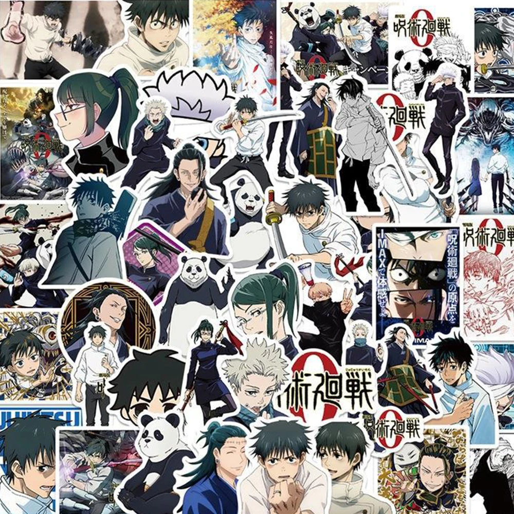 10/30/50 Uds Jujutsu Kaisen 0 pegatinas de película de Anime Okkotsu Yuta pegatina de dibujos animados portátil Notebook teléfono Cool calcomanías de dibujos animados embalaje