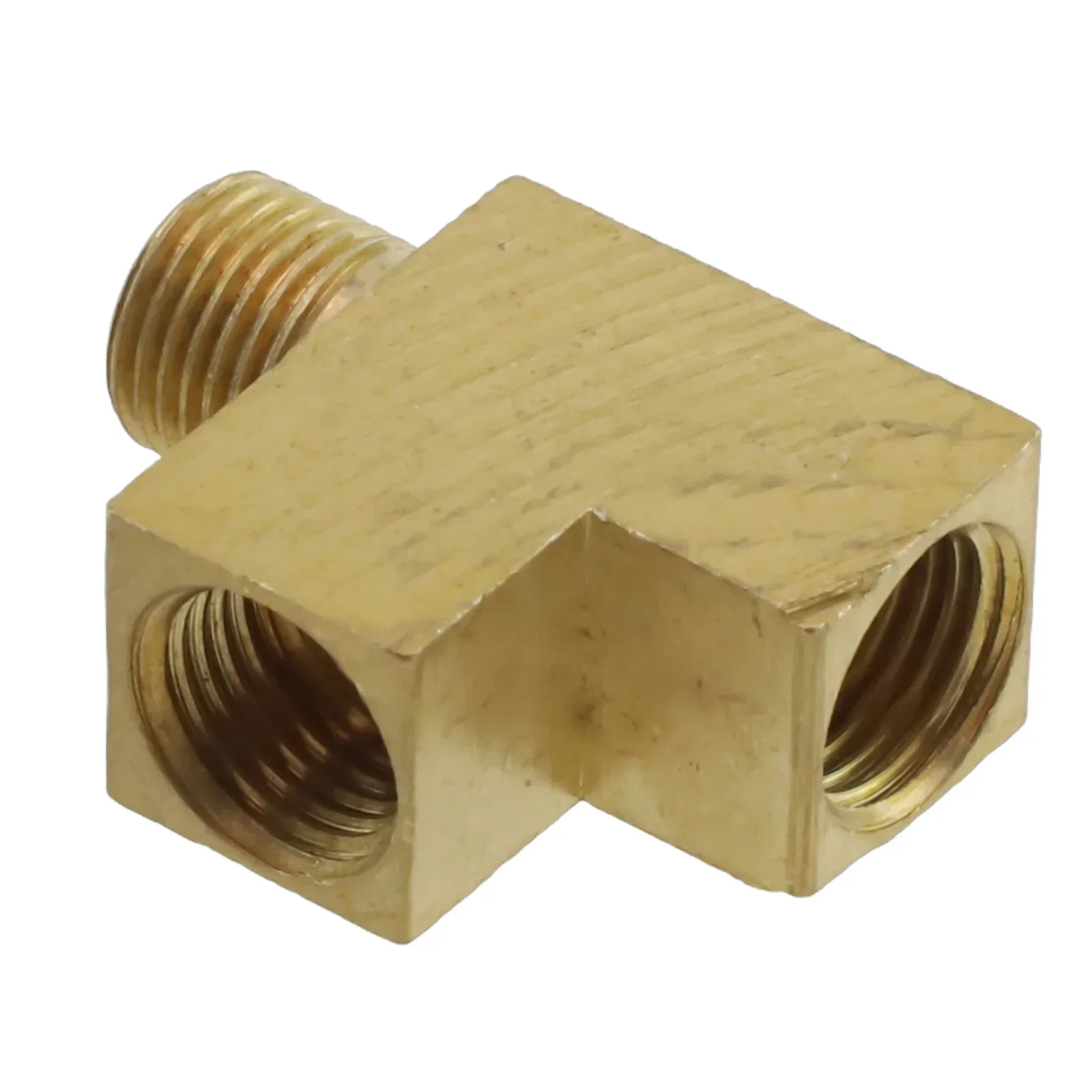 1pc Brass T-Distributor M10x1 Angle Adapter For Oil Pressure Sensor Connection Automobiles Parts T-distributor Angle Adapter