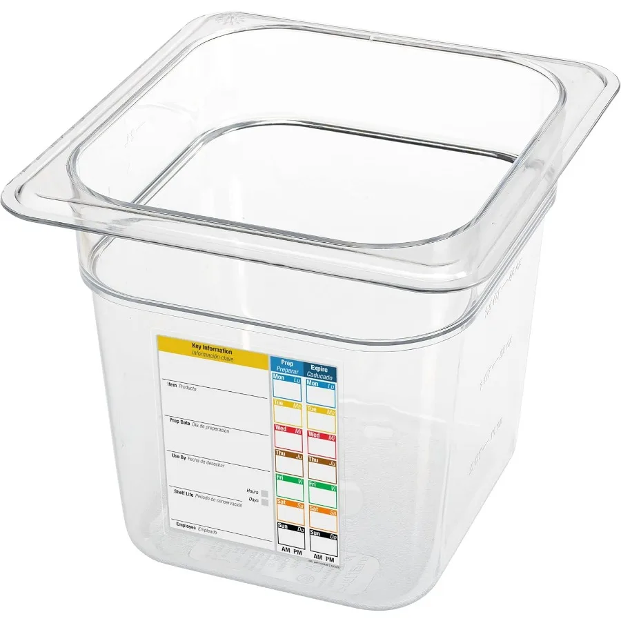 

Продукты питания Carlisle FoodService PermaLabel Count 6, глубокая прозрачная