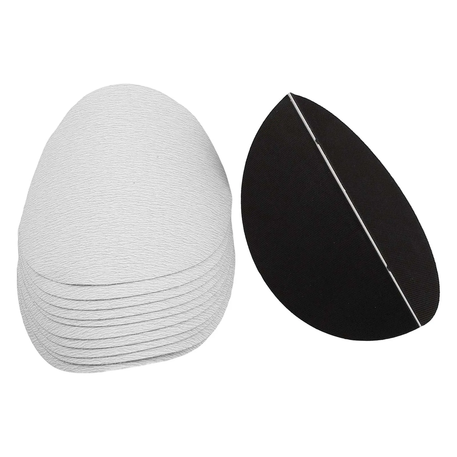Half Round Angle Sanding Tool for Drywall Corners Right Angle Application with 10 Sandpaper Sheets for Wall Cleaning Projects