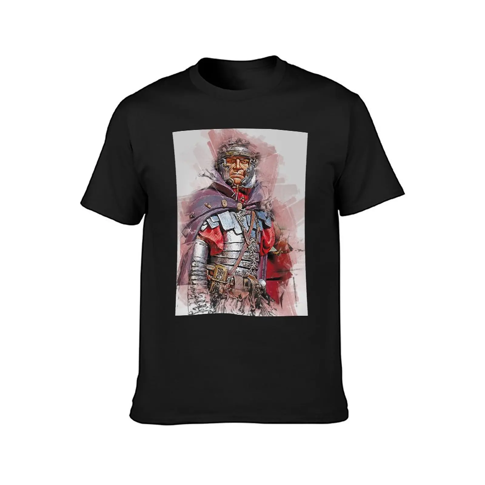 Portrait of a Roman Legionary T-Shirt summer tops plus sizes oversizeds summer top Men's t shirts