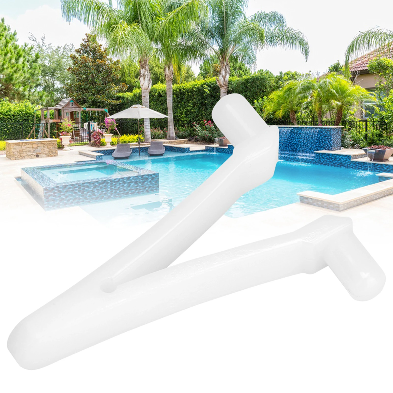 6PCS Pool Butterfly V Clip Replacement for Leaf Rake Leaf Skimmer Vacuum Head Pool Spa Cleaning Tool Accessories