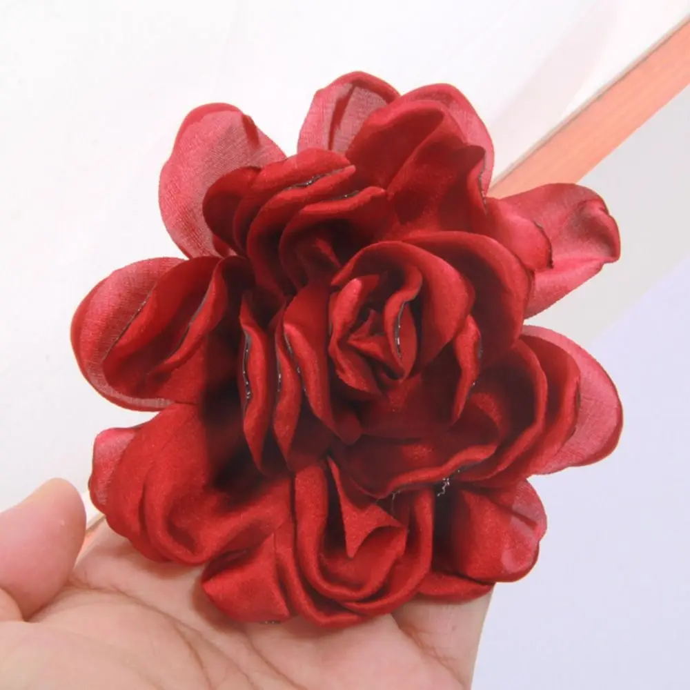 

Аксессуары для лацканов ручной работы, ткань, искусственные цветы, большой атлас, сделай сам, атласный выжженный край, цветы, сжиженный край