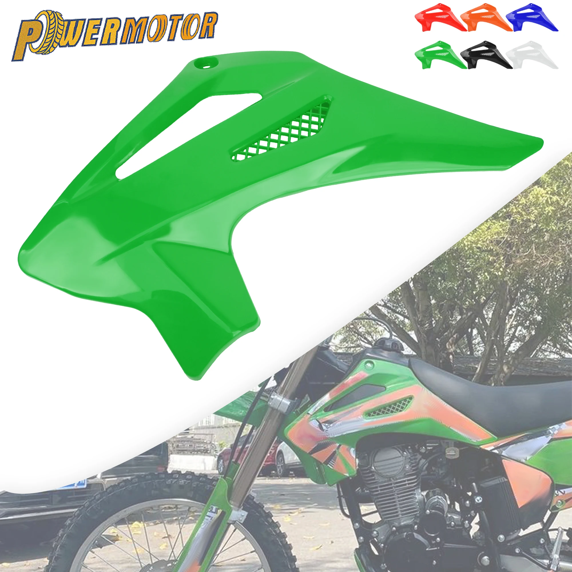 

For Zongshen CQR150 CQR250 CQR300 Motorcycle Left Right Fuel Tank Guards Fairing Plastic Plate Protective Housing Accessories
