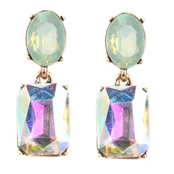 JURAN Hot Sale High Quality OL Style Women Drop Earrings Colorful Geometric Earrings Fashion Jewelry Wholesale W3307 2022