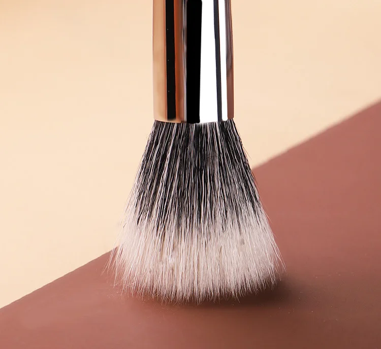 Professional Makeup Brushes Powder contour Setting Multi-Functional Make up Brush Stippling Blush soft Natural wood goat hair