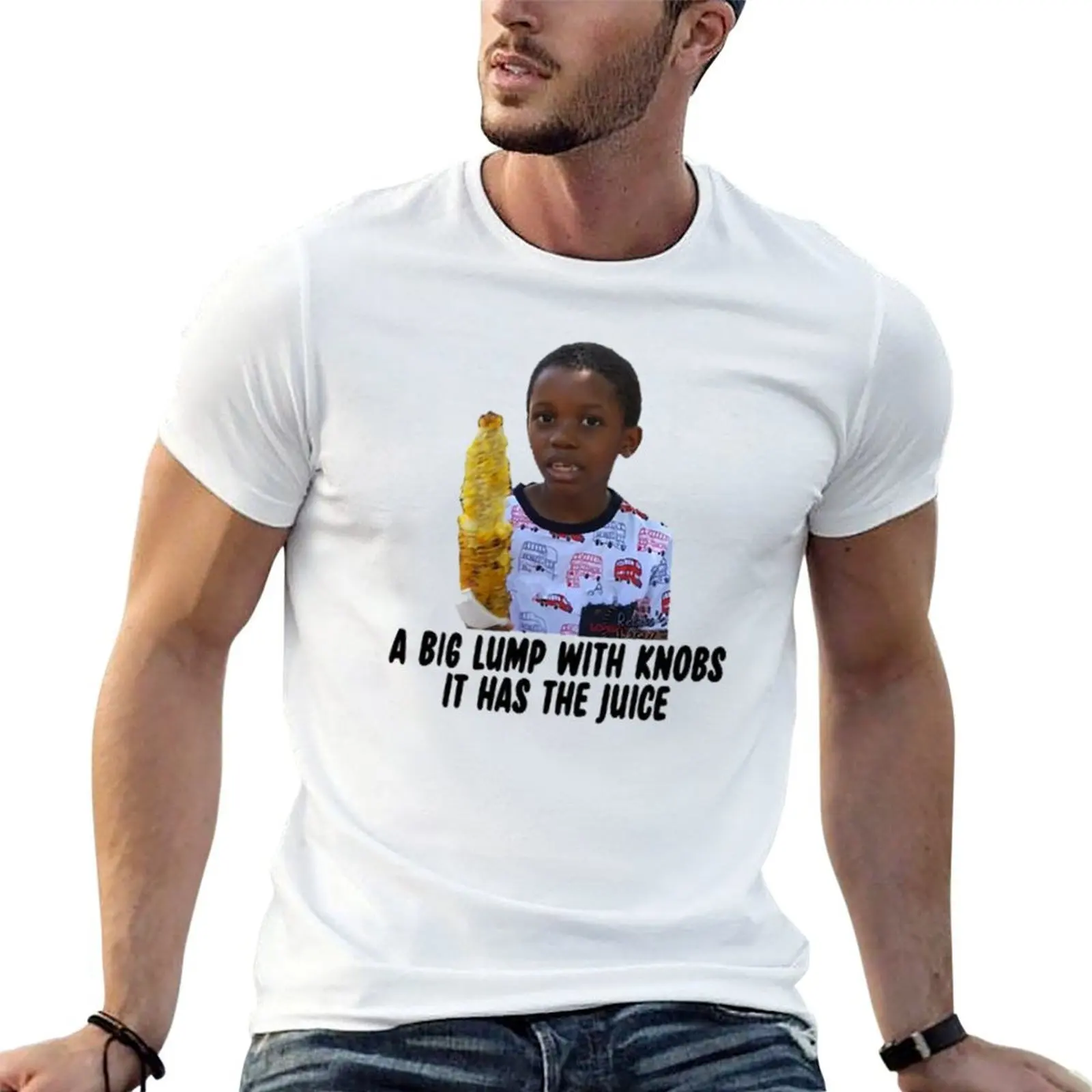 Corn Boy T-Shirt Man t-shirt topping mens plain t shirts