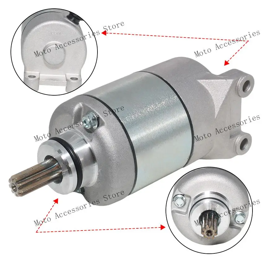 Motorcycle Electric Starter Motor For Kawasaki KLX140L G KLX150L KLX125S KLX140S KLX150S 21163-0762 21163-0058 21163-0043 Parts