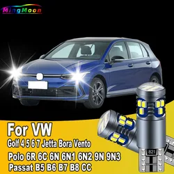 2Pcs T10 Car LED Bulbs For VW Golf 4 5 6 7 Jetta Bora Vento Polo 6R 6C 6N 6N1 6N2 9N 9N3 Passat B5 B6 B7 B8 CC Clearance Lights