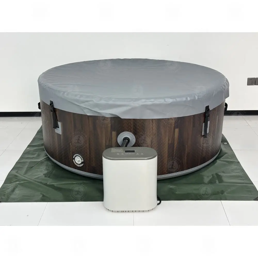 Multifunction Inflatable Outdoor Hot Tub Quick Inflation Spa Pool Backyard Family Relaxation Use PVC Water Bath System Durable