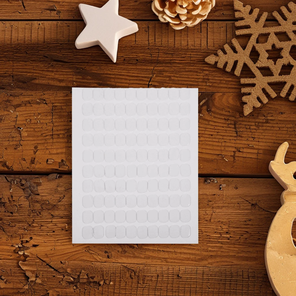 800 Stück doppelseitige Klebepunkte, transparent, abnehmbar, für Museumsanzeigen, Heimdekoration, Wand, Glas, Holz, Montageband, Basteln, Diy, Nano