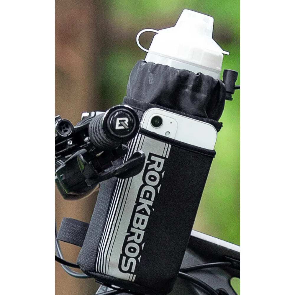 Fahrrad-Trinkflaschenhalter, Stange, Becherabdeckung, Aufbewahrung, Mountainbike, Outdoor-Lenker, Handtasche, reflektierend_voghion.com
