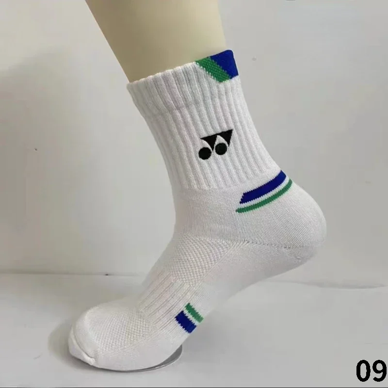 YONEX New Badminton Socks Thickened Towel Bottom Sports Crew Socks Absorb Sweat And Deodorize Fitness Running