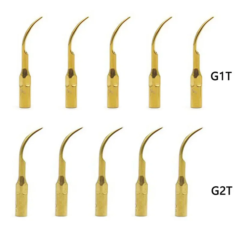 

Dentas Ultrasonics Scalers Scaling Tips EMS Woodpecke Handpiece Titanium Gold Tips Dentista Whitening Teeth Tools Needle