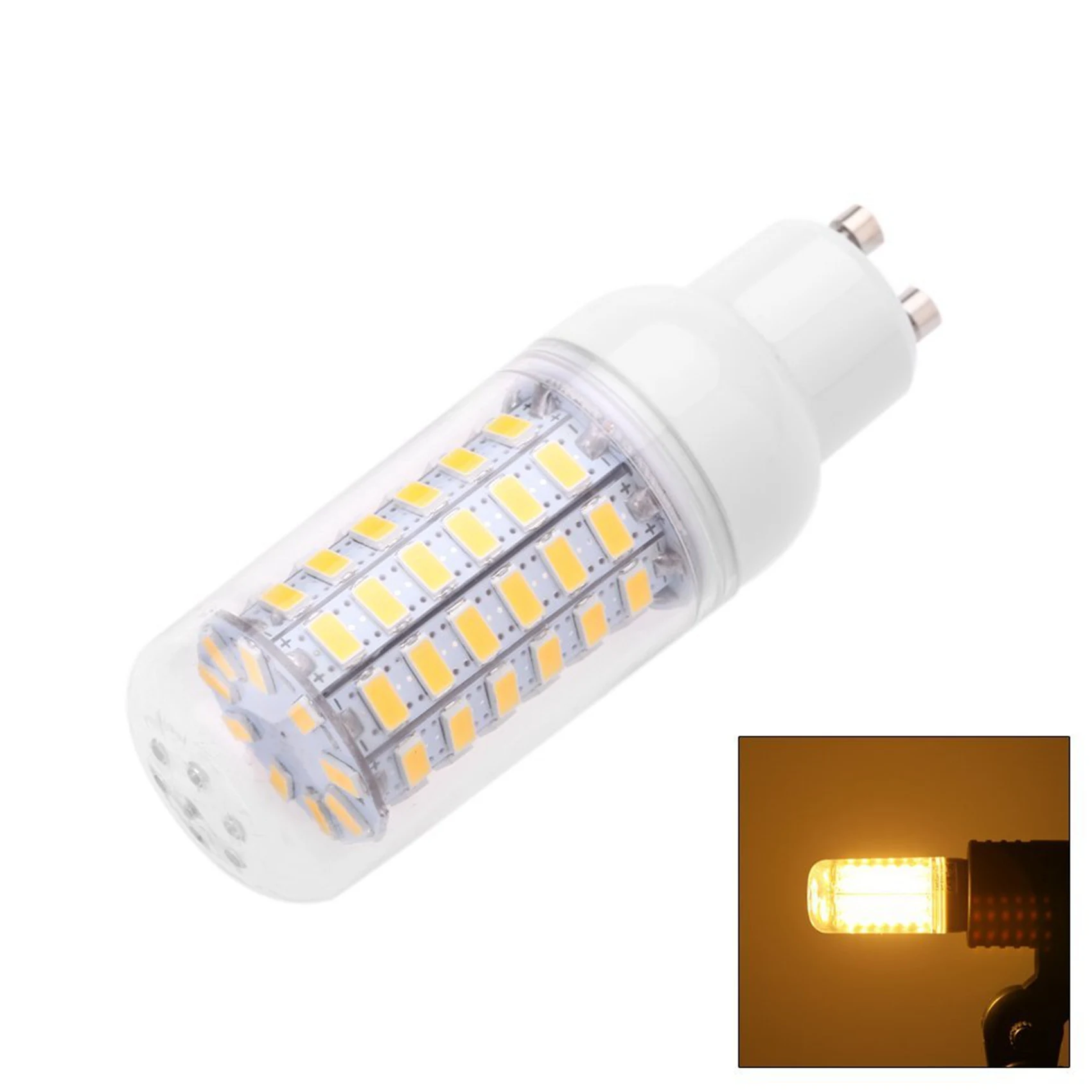 AC88-6X GU10 10W 5730 SMD 69 LED Bulbs LED Corn Light LED Lamp Energy Saving 360 Degree 220-240V Warm White